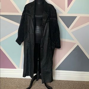 Vintage Wilson’s long leather jacket